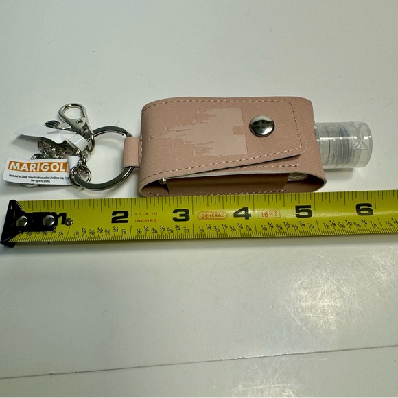 NWT. Disney Cinderella Castle Magical Place Sanitizer 1oz Keychain bag charm. - Picture 9 of 14